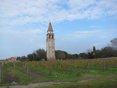 Viñedos y campanile en Mazzorbo