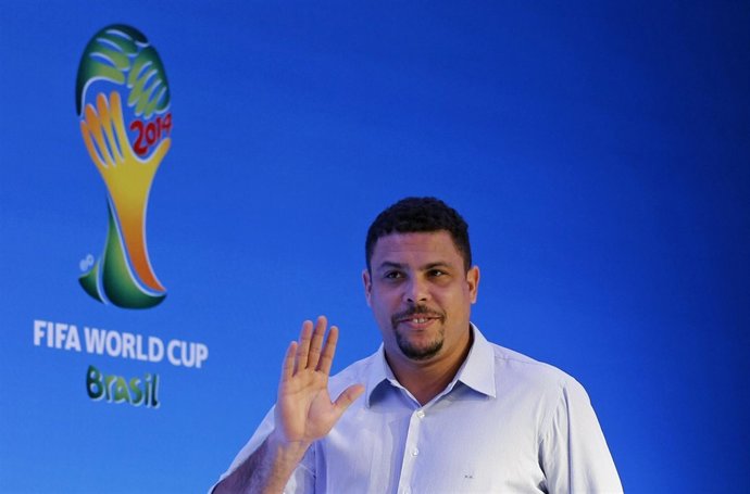 El ex delantero brasileño Ronaldo Luis Nazario de Lima 