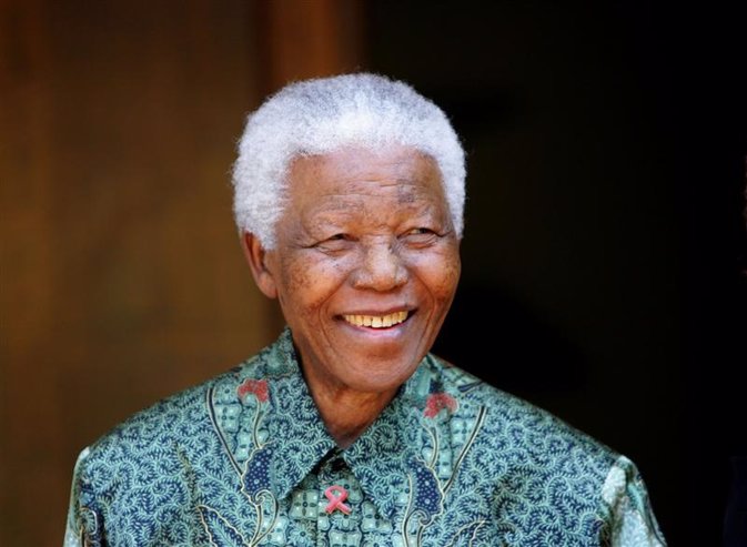 Imagen de archivo del ex mandatario sudafricano Nelson Mandela  