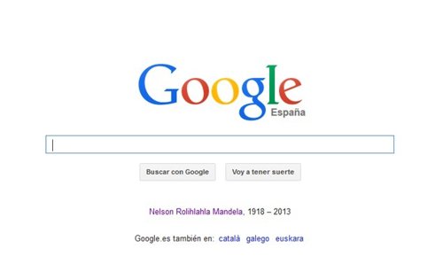 Link de Google a la página biográfica de Mandela