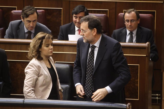 Mariano Rajoy y Soraya Saenz de Santamaría