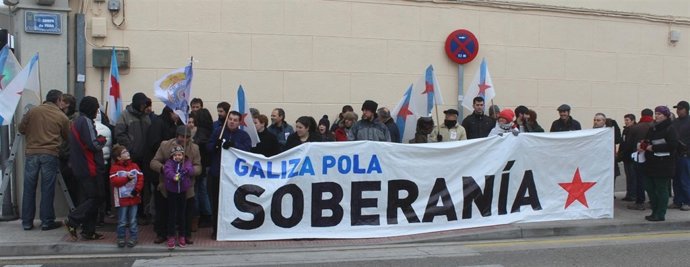 Imagen de la concentración de Lugo