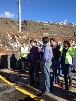 Carlos Alonso visita las zonas afectadas