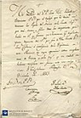 Documento creación del Archivo de la Diputación de Extremadura