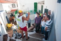 Carlos Alonso visita las zonas afectadas por el temporal de lluvia