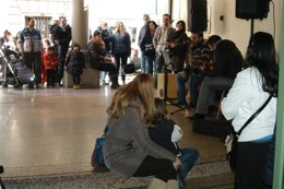 Pedro de Olga abarrota la plaza de Abastos