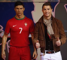 Cristiano Ronaldo Real Madrid figura Museo de Cera
