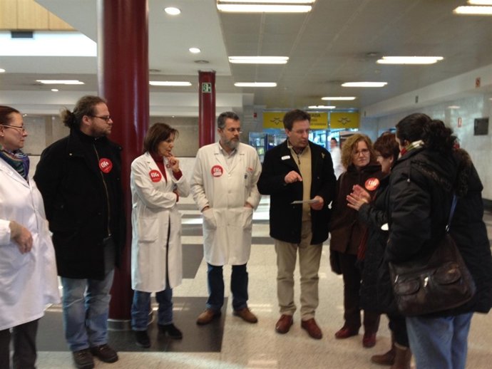 Xavier Vence (BNG) apoya la huelga en la sanidad pública