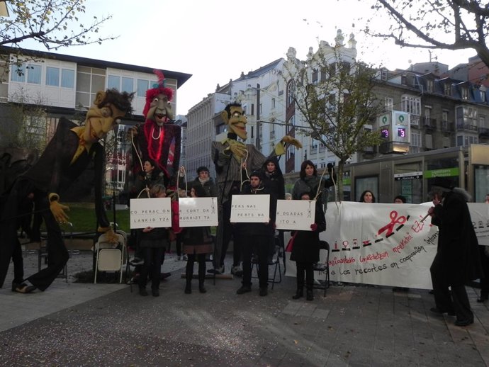 Protestas en Vitoria