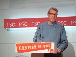 El secretario de organización del PSC, Esteve Terradas