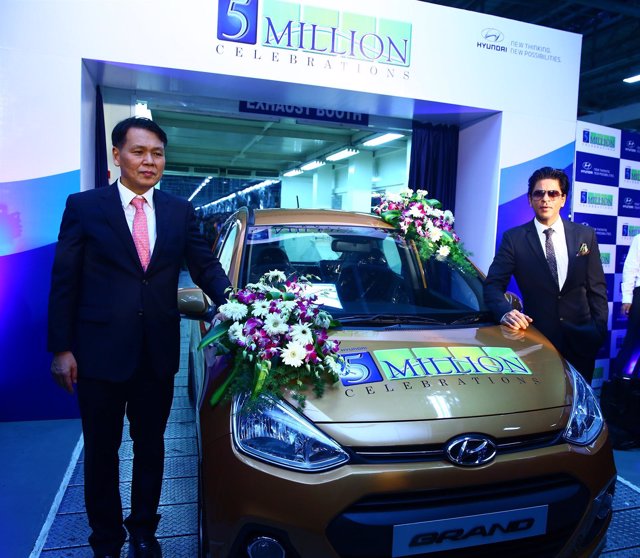 Unidad cinco millones de Hyundai fabricada en India