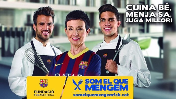 Campaña 'Som el que mengem' de la Fundació FCB
