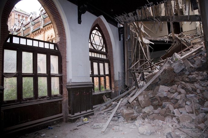 Derrumbe En El Seminario Mayor De Comillas