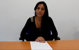 La madre de Malén Zoe Ortiz en un fotograma del vídeo