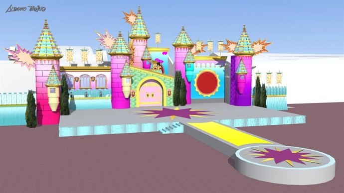 Escenario del Carnaval de Las Palmas de Gran Canaria 2014