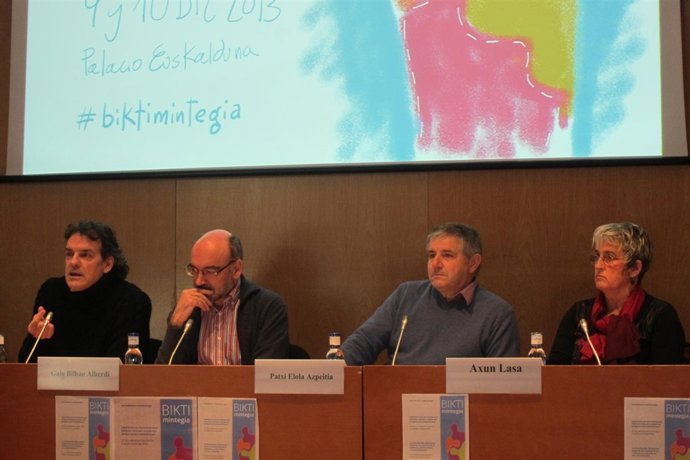 Txema Urkijo, Galo Bilbao, Patxi Eola y Axun Lasa