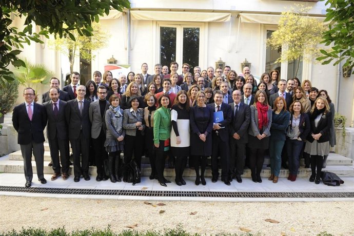 Participantes en el acto de reconocimiento en Madrid.