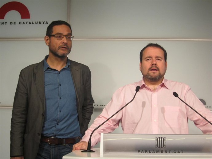 Josep Vendrell y Joan Mena, ICV-EUiA