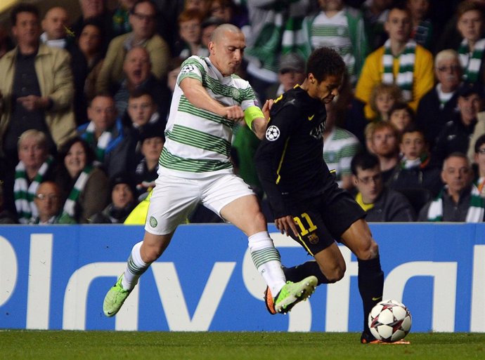 Neymar en el Celtic - Barcelona