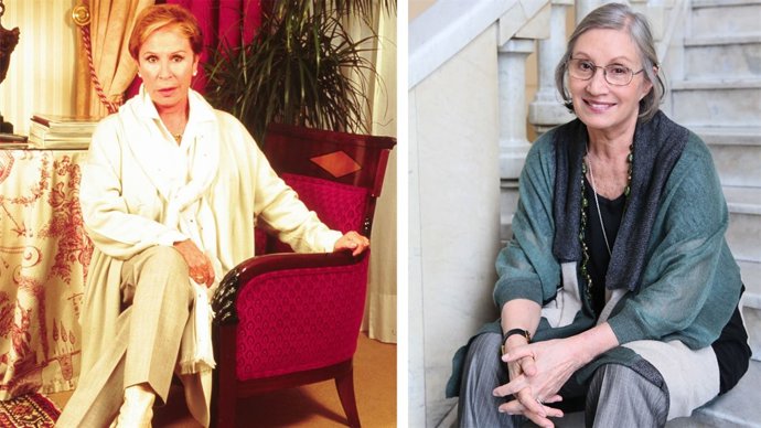 Lina Morgan y Ana Diosdado grandes damas escena, leucemia cancer hospital premio