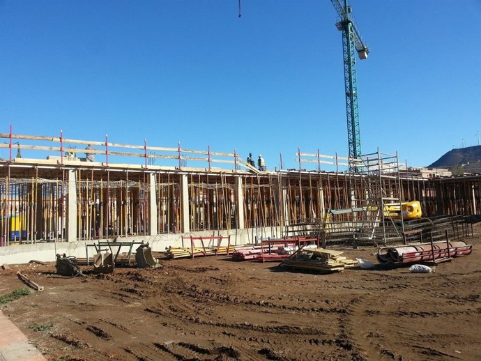 Las obras del nuevo Colegio Público de Infantil y Primaria de La Unión