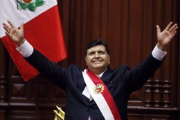 El expresidente de Perú Alan García.