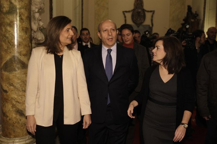 Báñez, Wert y Santamaría en un desayuno