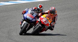 Duelo Jorge Lorenzo-Mac Márquez en Jerez