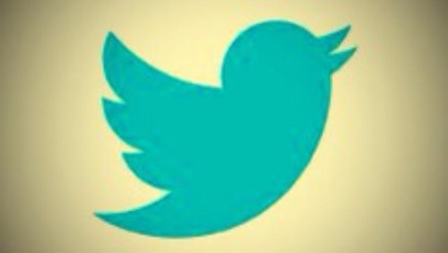 Logotipo de Twitter con filtro