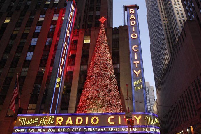 Radio City Music Hall en Nueva York.- Navidad