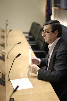 El diputado Centella en el Congreso de los Diputados