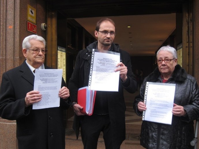 Joan Herrera (ICV), Rosa Puig y Enric Pubill