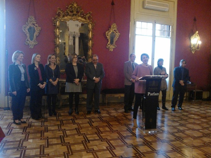 Copa de Navidad en el Parlament