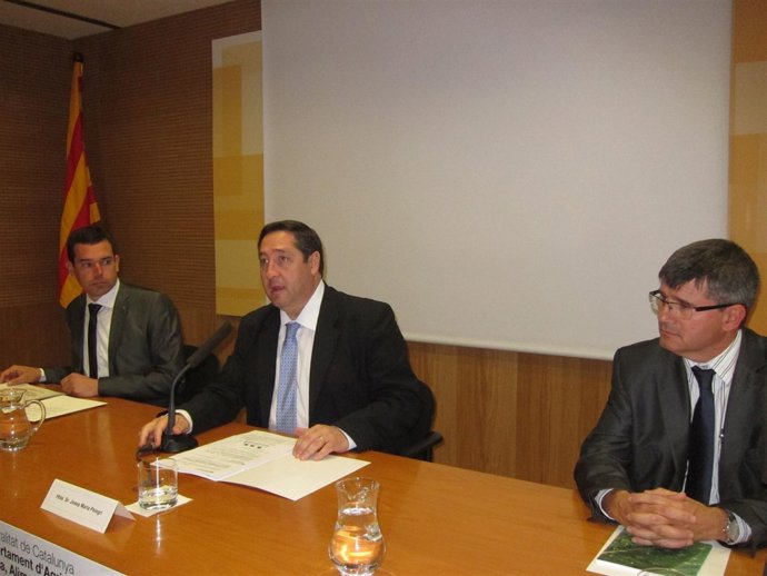 Domènec Vila, Josep Maria Pelegrí Y Jaume Sió En La Presentación Del PATT 2012