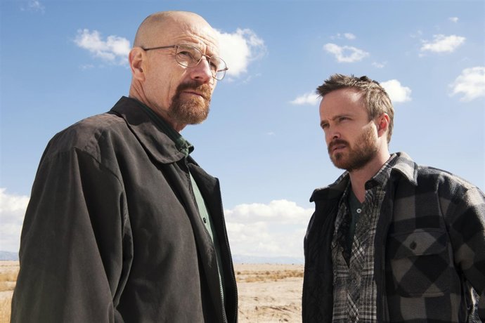 Bryan Cranston y Aaron Paul en Breaking Bad