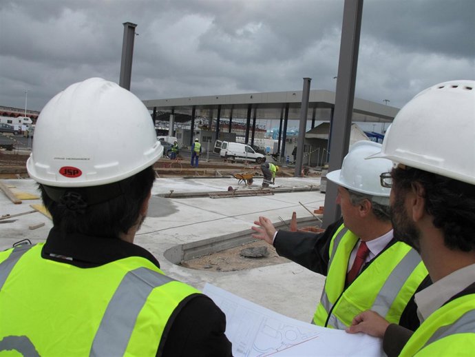 Supervisión de la obra de los nuevos controles del puerto de Algeciras