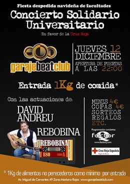 Cartel del concierto