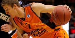 Justin Doellmann, con el Valencia Basket