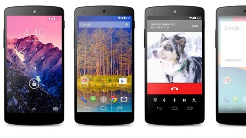 Android 4.4 KitKat en Nexus 5 de Google y LG