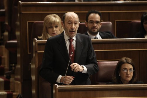 Rubalcaba en el Pleno del Congreso