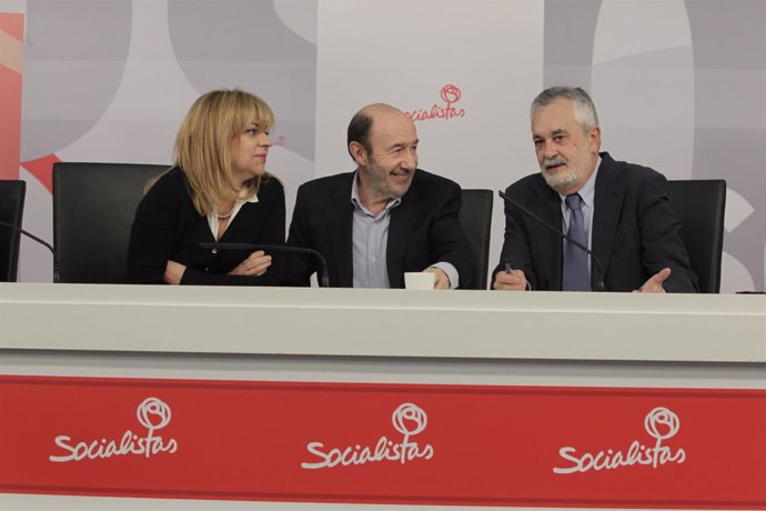 Valenciano, Rubalcaba, Griñán y otros en la Ejecutiva del PSOE