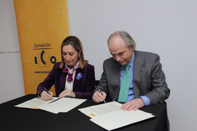 Ana Pastor firma el convenio con la Fundación Alejandro de la Sota