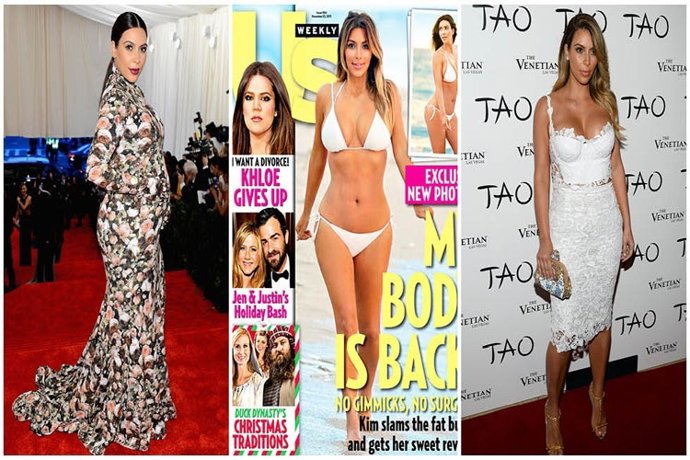 Kim nos enseña su cuerpo 