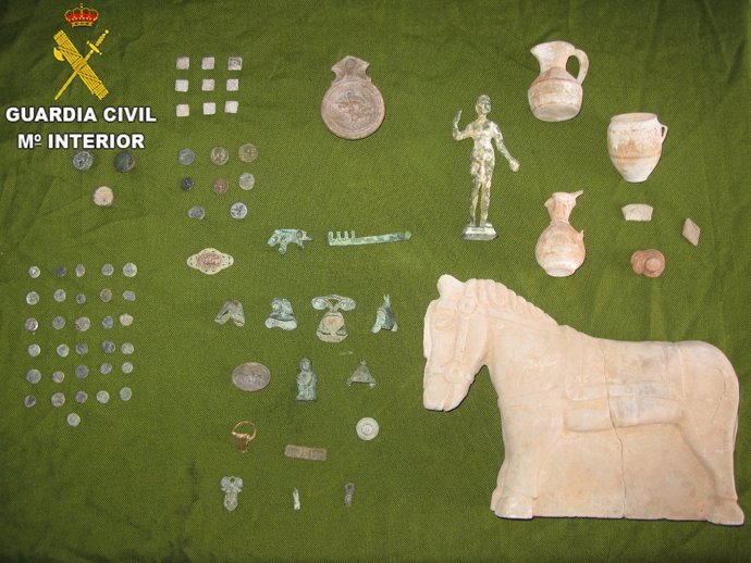 Recuperadas piezas arqueológicas expoliadas de gran valor histórico 