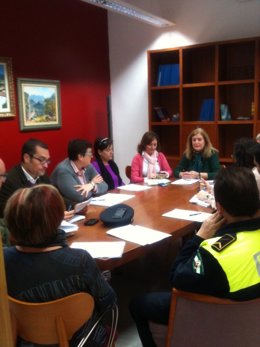 Reunión de la comisión de seguimiento de absentismo escolar en Jaén