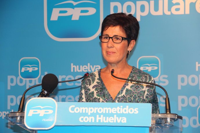 La presidenta del PP de Punta Umbría (Huelva), María Sacramento.