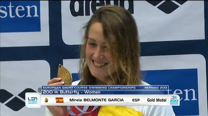 Mireia Belmonte, medalla de oro en el Europeo de Croacia