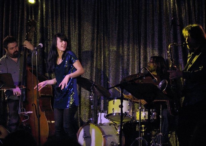 Cristina Martínez, en una actuación