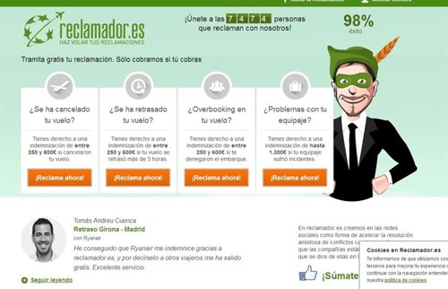Web reclamador.Es