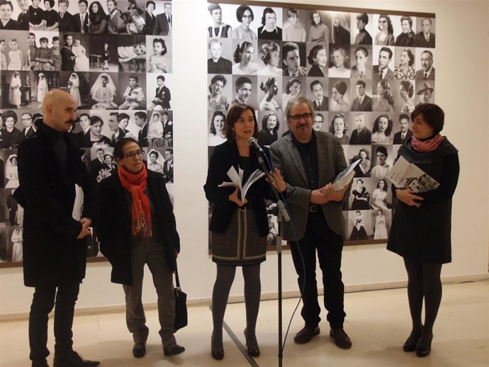 Gamarra, en la apertura de la exposición  